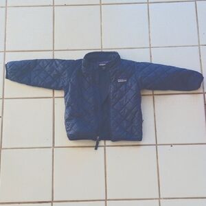 PATAGONIA Baby light weight quilted jacket, 12 - 18 months, Navy